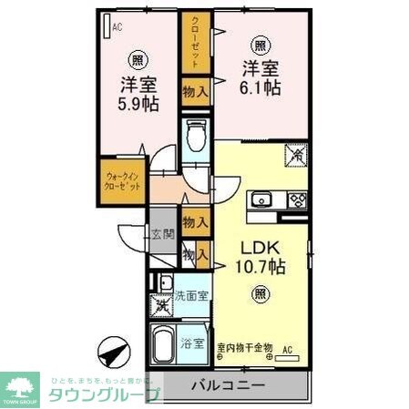 エーデルハイムIIIの物件間取画像